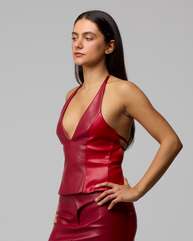The Cherry Halter Top